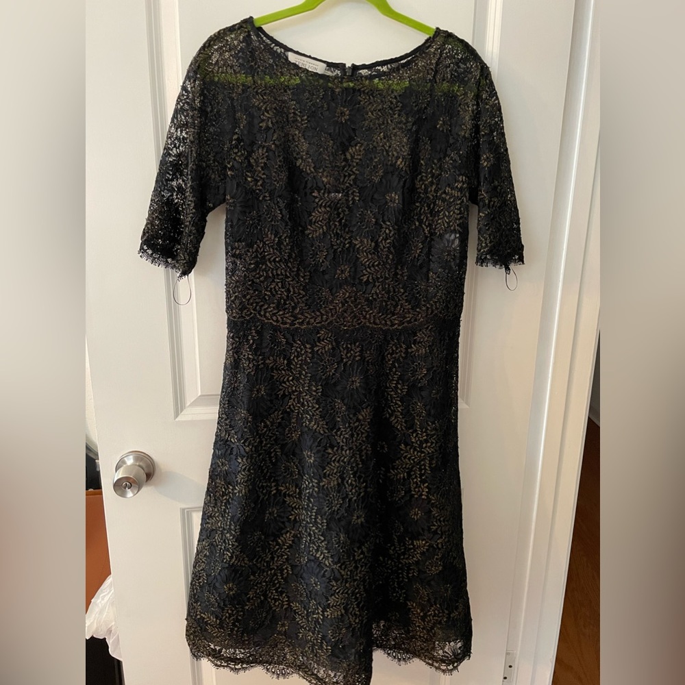 Black Lace Teri Jon by Rickie Freeman Dress